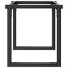 vidaXL Couchtischbeine O-Gestell 80x40x43 cm Stahl