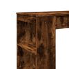 vidaXL Bartisch mit Regal R&auml;uchereiche 95x47x103,5 cm Holzwerkstoff