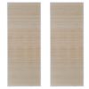 vidaXL Bambusteppiche 2 Stk. Rechteckig Natur 120x180 cm