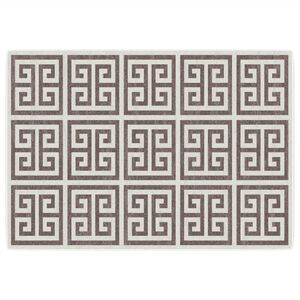 vidaXL Teppich Kurzflor Mehrfarbig 160x230 cm Rutschfest