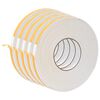 vidaXL Selbstklebendes Schaumstoffband 5 pcs Wei&szlig; 10mm x 10m CR-Schaum