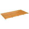 vidaXL Badematte Braun 100 x 53 x 2,5 cm Massivholz Akazie