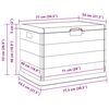 vidaXL Gartenlagerbox Anthrazit 77,5 x 54,5 x 53 cm Kunststoff