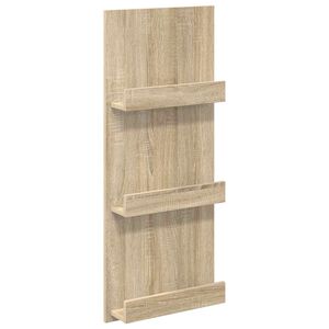 vidaXL Magazinregal Sonoma-Eiche 51 x 11 x 102 cm Holzwerkstoff