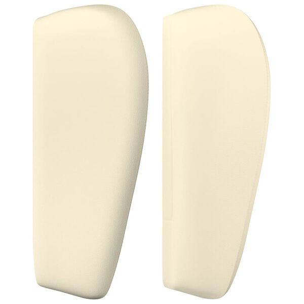 vidaXL Kopfteil mit Ohren Creme 103x23x78/88 cm Kunstleder