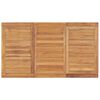 vidaXL 5-teiliges Garten-Ess-Set 140 x 80 cm Massivholz Teak