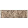vidaXL K&uuml;chen Teppich Brauner Beton 150 x 45 cm 100% Polyamid Waschbar