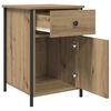 vidaXL Nachttisch 2 pcs Artisan-Eiche 40 x 42 x 60 cm Holzwerkstoff