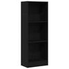 vidaXL B&uuml;cherregal Schwarz Eichen-Optik 40x24x109 cm Holzwerkstoff