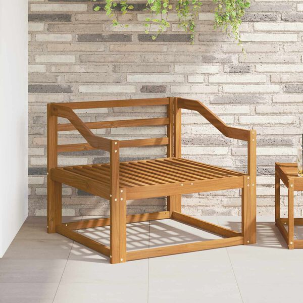 vidaXL Outdoor Mittelsofa Massivholz Akazie Natur