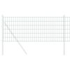 vidaXL Eurozaun Grün 0,6 x 10 m PVC-beschichtetes Eisen