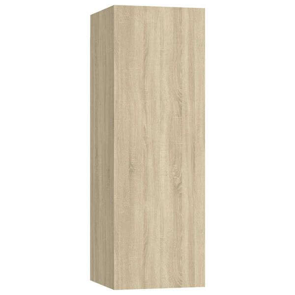 vidaXL TV-Schrank Sonoma-Eiche 30,5x30x90 cm Holzwerkstoff