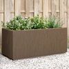 vidaXL Garten-Blumenkasten Braun 80 x 36 x 35 cm PP