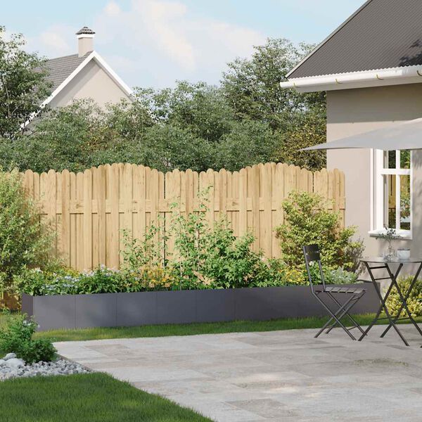 vidaXL Pflanzk&uuml;bel Anthrazit 360x40x40 cm Kaltgewalzter Stahl