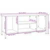 vidaXL TV-Schrank Sonoma-Eiche 102x35x45 cm Holzwerkstoff