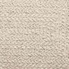 vidaXL Teppich ZIZUR Creme 100x200 cm Jute-Optik Indoor und Outdoor