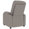 vidaXL Massagesessel Taupe Stoff