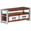 vidaXL TV-Schrank 90x30x40 cm Altholz Massiv