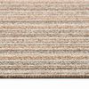 vidaXL Teppich 20 pcs Gestreiftes Beige 50 x 50 cm 100% Polypropylen