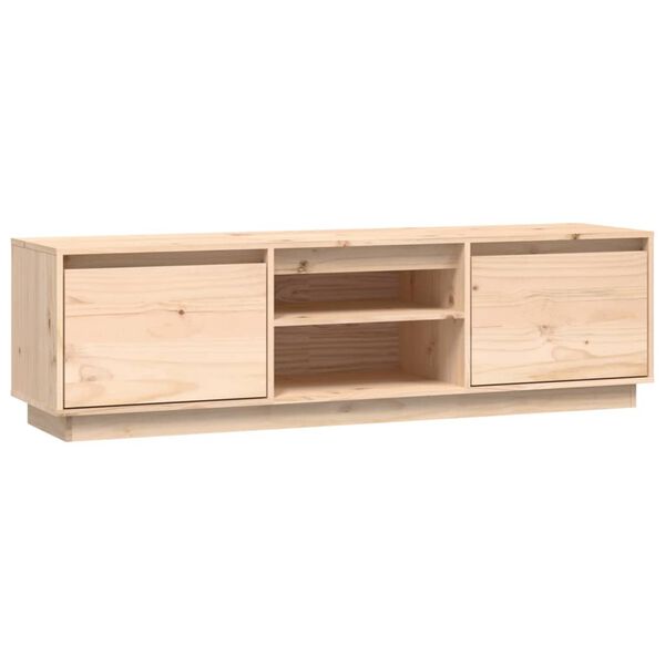 vidaXL TV-Schrank 140x35x40 cm Massivholz Kiefer