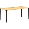 vidaXL Esstisch 160 x 80 x 76 cm Massivholz Mango