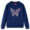 vidaXL Kinder-Sweatshirt Marineblau 104