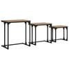 vidaXL Nesting Couchtisch 3 stk. Artisan-Eiche 50,5 x 35 x 53 cm