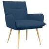 vidaXL Sessel Blau Stoff