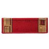 vidaXL Treppenmatten Selbstklebend 15 Stk. 65x21x4 cm Rot