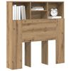 vidaXL Kopfteil Schrank mit Regal Artisan-Eiche 100 x 19 x 103,5 cm