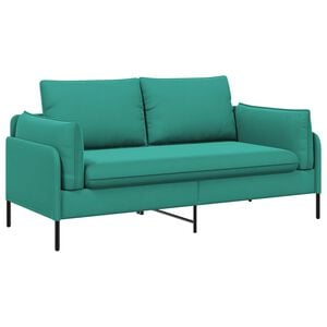 vidaXL 2-Sitzer Sofa 2-Sitzer T&uuml;rkis 188 x 81 x 89 cm Samt