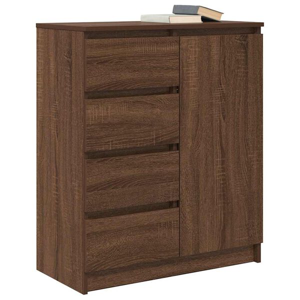 vidaXL Sideboard mit Schubladen Braun Eichen-Optik 71x35x84 cm