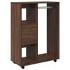 vidaXL Kleiderschrank Braun Eichen-Optik 80x40x110 cm Holzwerkstoff