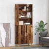 vidaXL Highboard Altholz 69,5 x 32,5 x 180 cm Holzwerkstoff