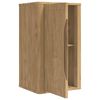vidaXL Badezimmer-Wandschrank mit Regal Wachsbraun 35 x 30 x 60 cm