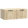 vidaXL Wandmontierter TV-Schrank Sonoma-Eiche 78,5 x 41 x 30 cm