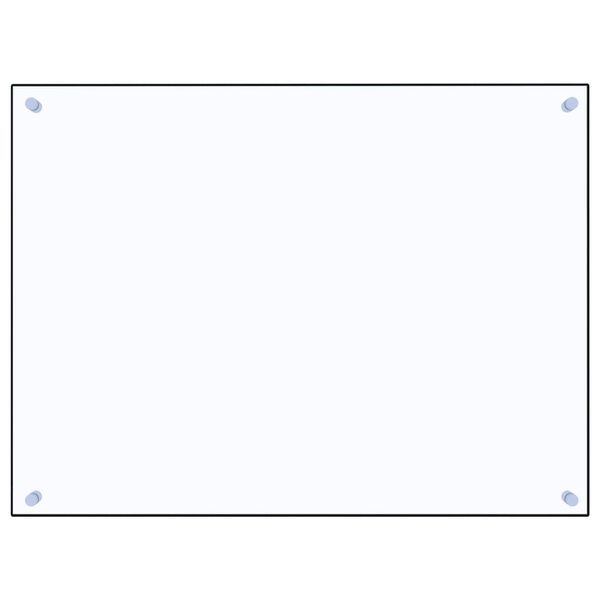 vidaXL Küchenrückwand Transparent 80x60 cm Hartglas