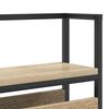 vidaXL Stauraum-Kopfteil mit Regal Sonoma-Eiche 180 cm Holzwerkstoff