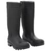 vidaXL Gummistiefel Schwarz Gr&ouml;&szlig;e 39 PVC