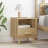 vidaXL Nachttisch 2 pcs Artisan-Eiche 40 x 35 x 47 cm Holzwerkstoff