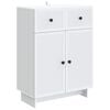 vidaXL Sideboard Wei&szlig; 66 x 34,5 x 90 cm Holzwerkstoff