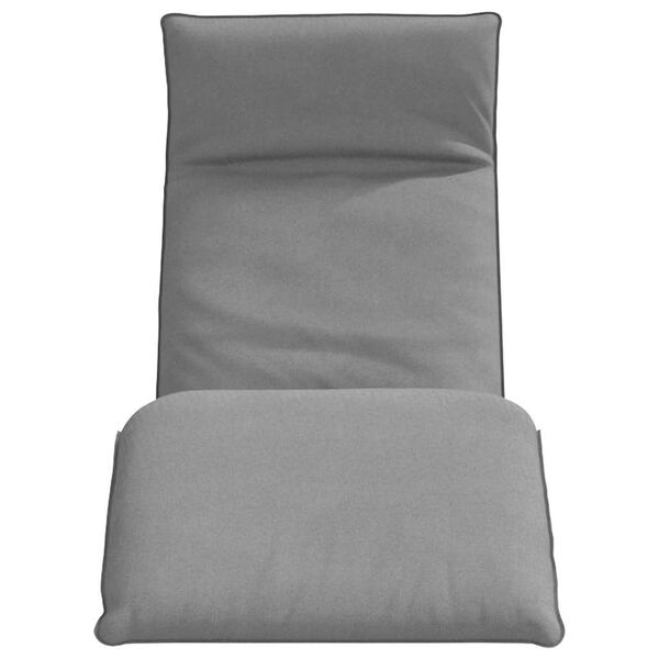 vidaXL Sonnenliege Klappbar Grau 175x54x8,5 cm Oxford-Gewebe