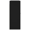vidaXL Wandschr&auml;nke 2 Stk. Schwarz 69,5x34x90 cm