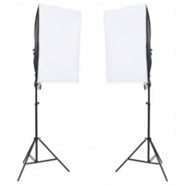 vidaXL Fotostudio-Set mit Beleuchtung und Hintergrund