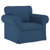vidaXL Sofa 2 pcs Blau Gesamtabmessungen: 245 x 82 x 80 cm (B x T x H)