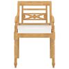 vidaXL Batavia-St&uuml;hle 6 Stk. mit Kissen Massivholz Teak