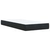vidaXL Boxspringbett mit Matratze Schwarz 80x200 cm Samt