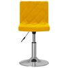 vidaXL Esszimmerst&uuml;hle 2 Stk. Drehbar Senfgelb Samt