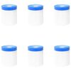vidaXL Maskierfolie mit Klebeband Transparent und Blau