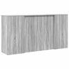 vidaXL Empfangstheke Grau Sonoma 200x50x103,5 cm Holzwerkstoff
